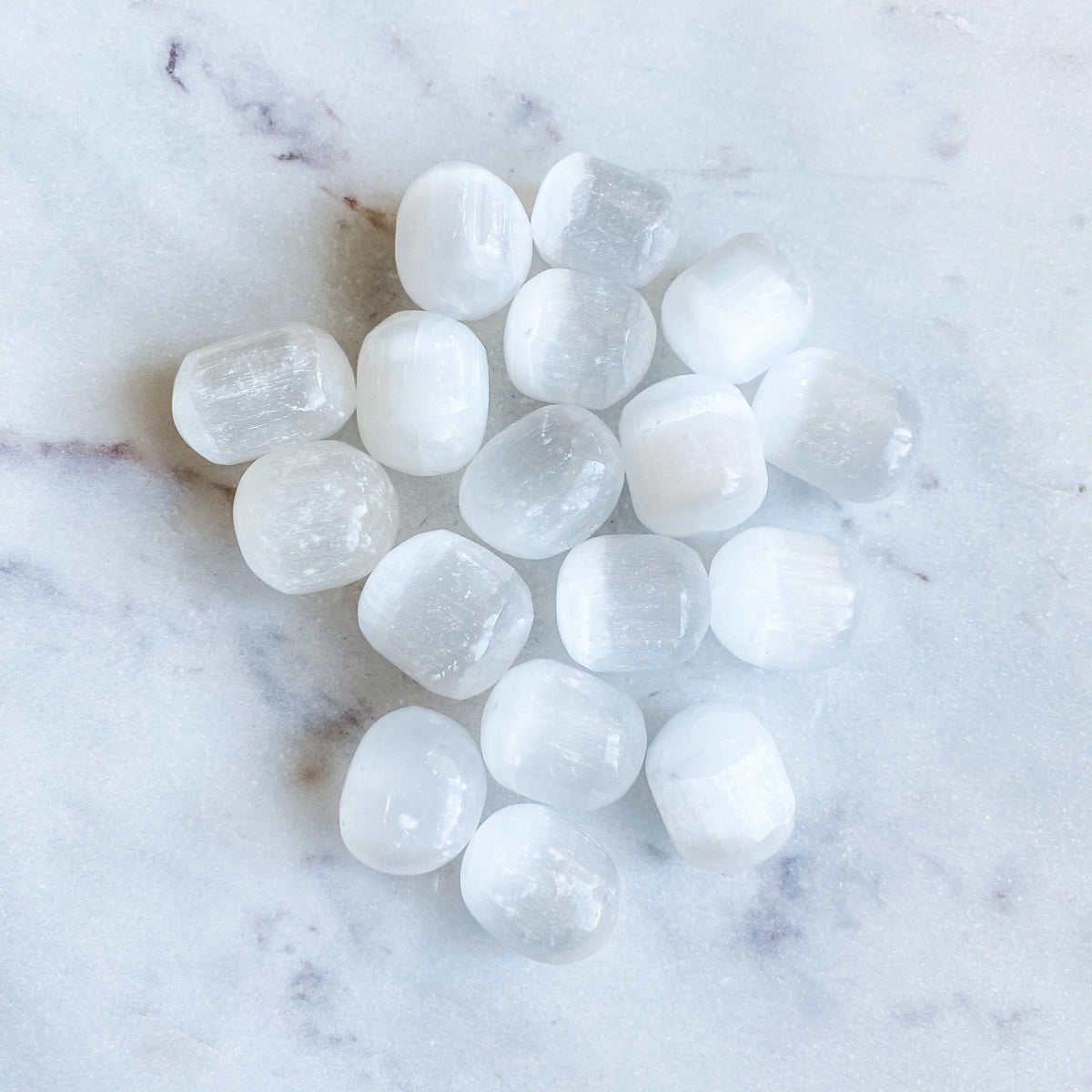 selenite crystal tumbled stone australia