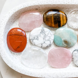 red jasper crystal healing meditation palmstone