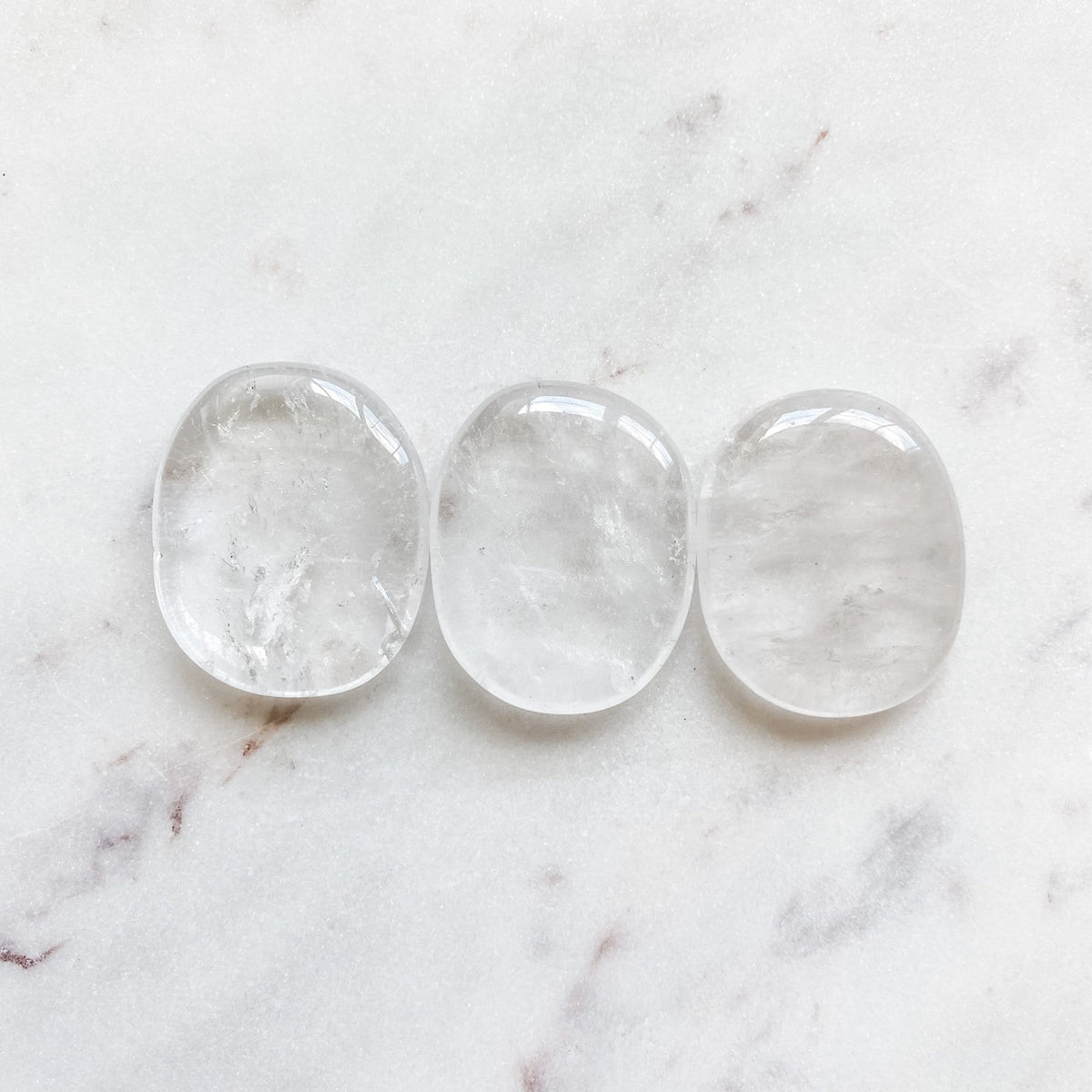 clear quartz crystal healing palmstone australia