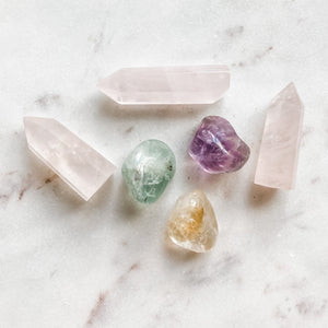 rose quartz crystal tower generator wand healing chakra love stone australia