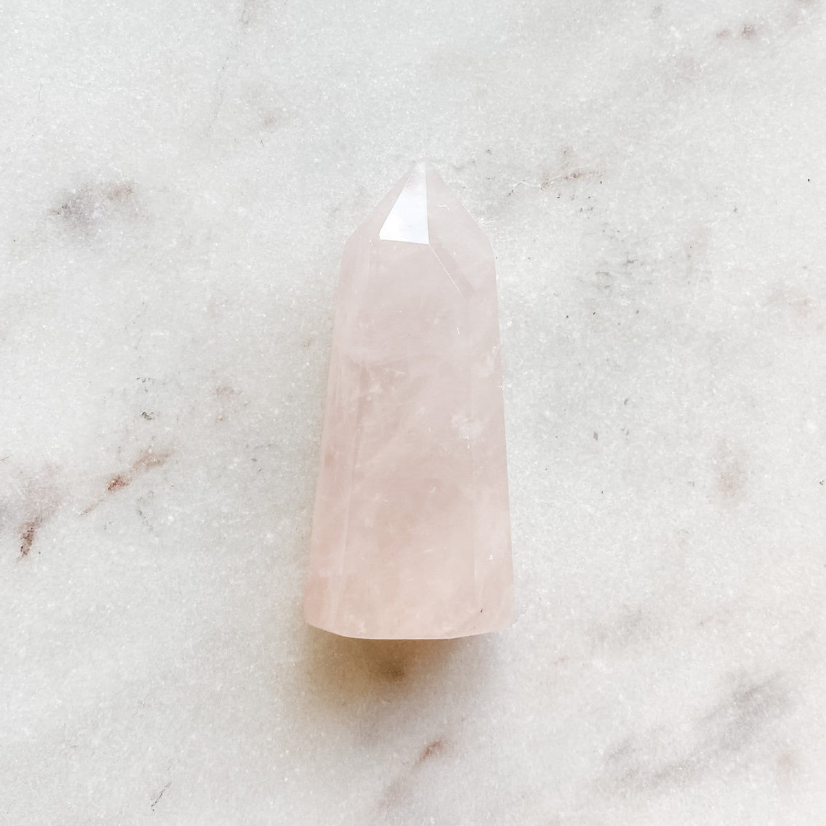 rose quartz crystal tower generator wand healing chakra love stone australia