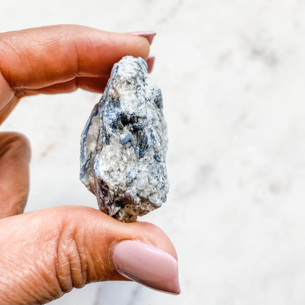 blue kyanite crystal healing raw rough freeform stone 