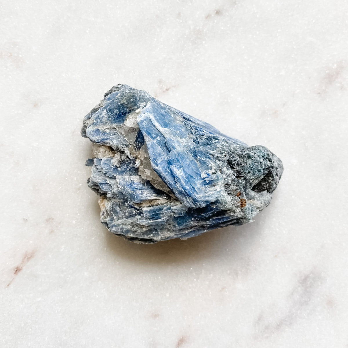 blue kyanite crystal healing raw rough freeform stone 