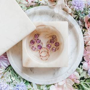 alabaster stone jewellery trinket box