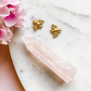 rose quartz crystal tower generator wand healing chakra love stone australia