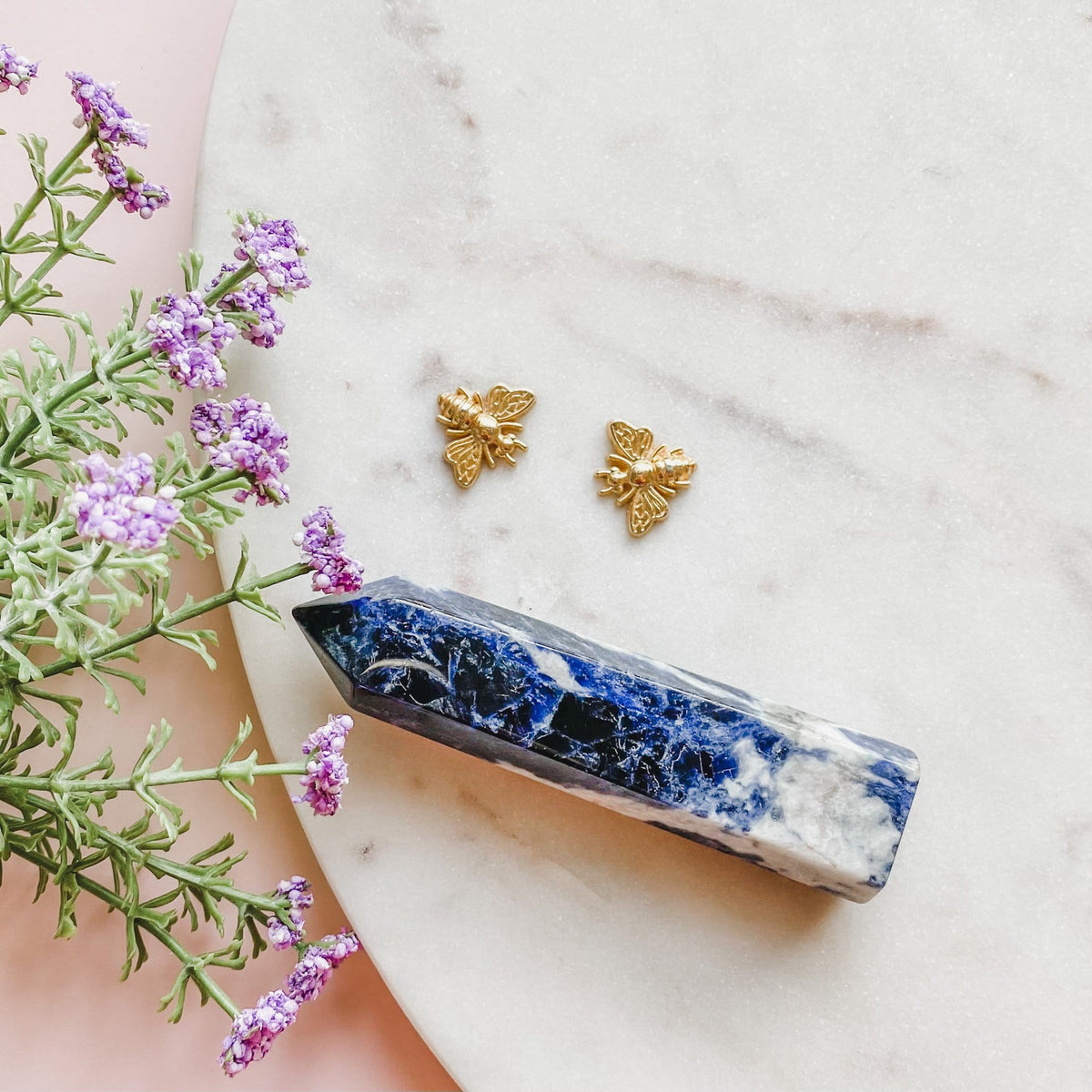 sodalite crystal generator tower point wand healing stone australia