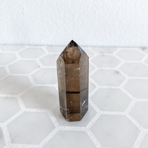 smoky quartz crystal tower generator point healing australia