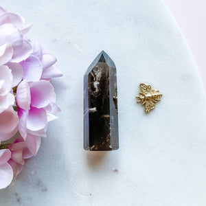 smoky quartz crystal tower generator point healing australia