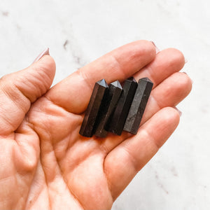 black tourmaline crystal generator tower point 