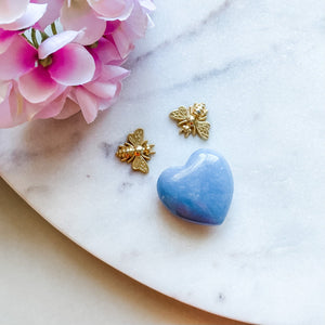 angelite crystal healing heart