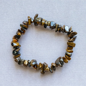 tigers eye crystal stone ship healing elastic stretch bracelet australia