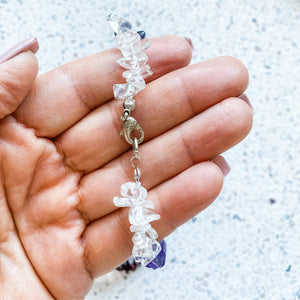 chakra chip crystal healing necklace Australia