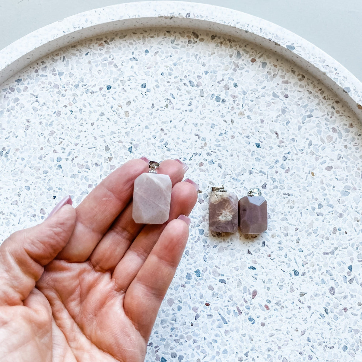 sunstone crystal stone pendant necklace choker australia