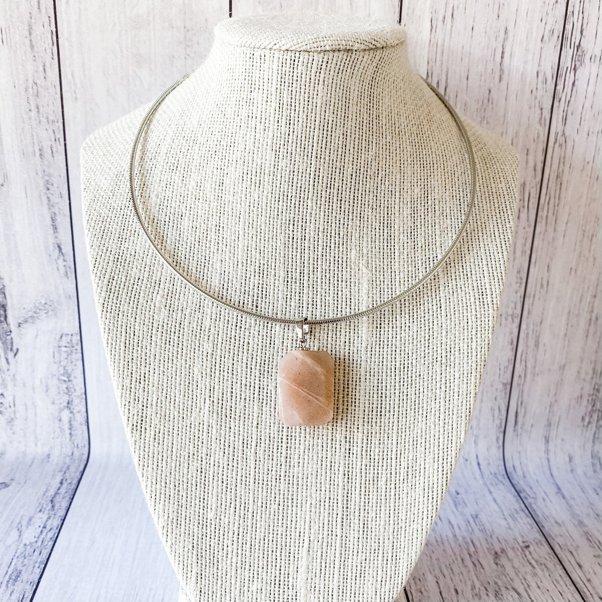 sunstone crystal stone pendant necklace choker australia