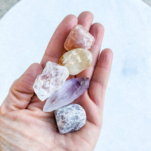 s702 happiness crystal kit bundle of joy tumbled stones healing chakra kit australia 10.jpg