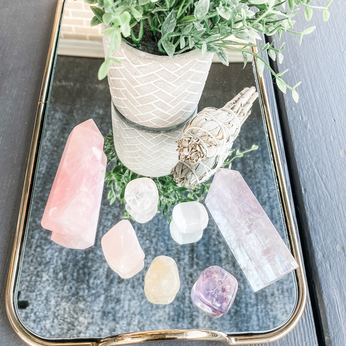 beginners crystal kit starter kit tumbled stones australia healing stones chakra