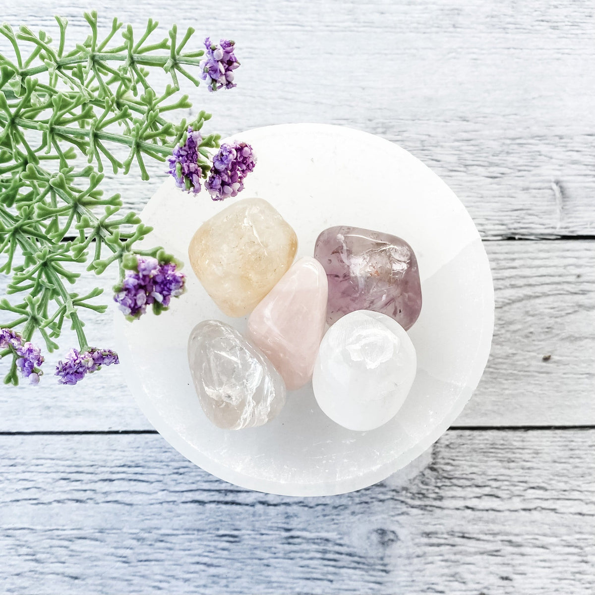 beginners crystal kit starter kit tumbled stones australia healing stones chakra