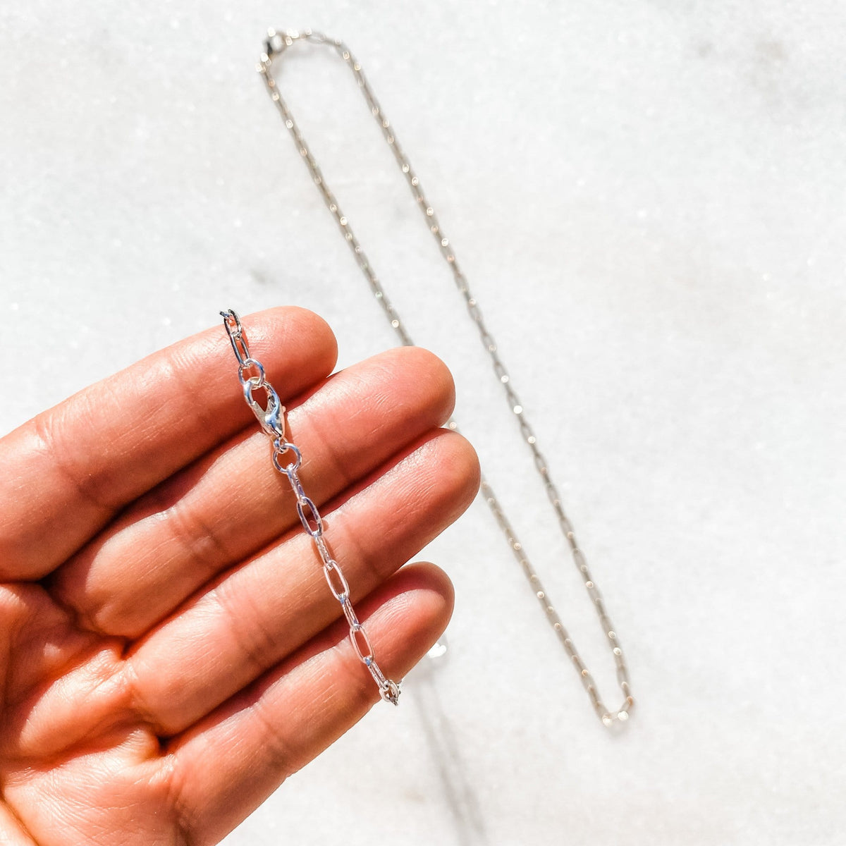 Metal Chain Silver or Gold-50cm