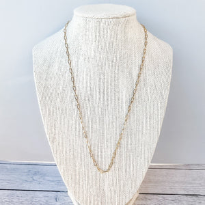 Metal Chain Silver or Gold-50cm