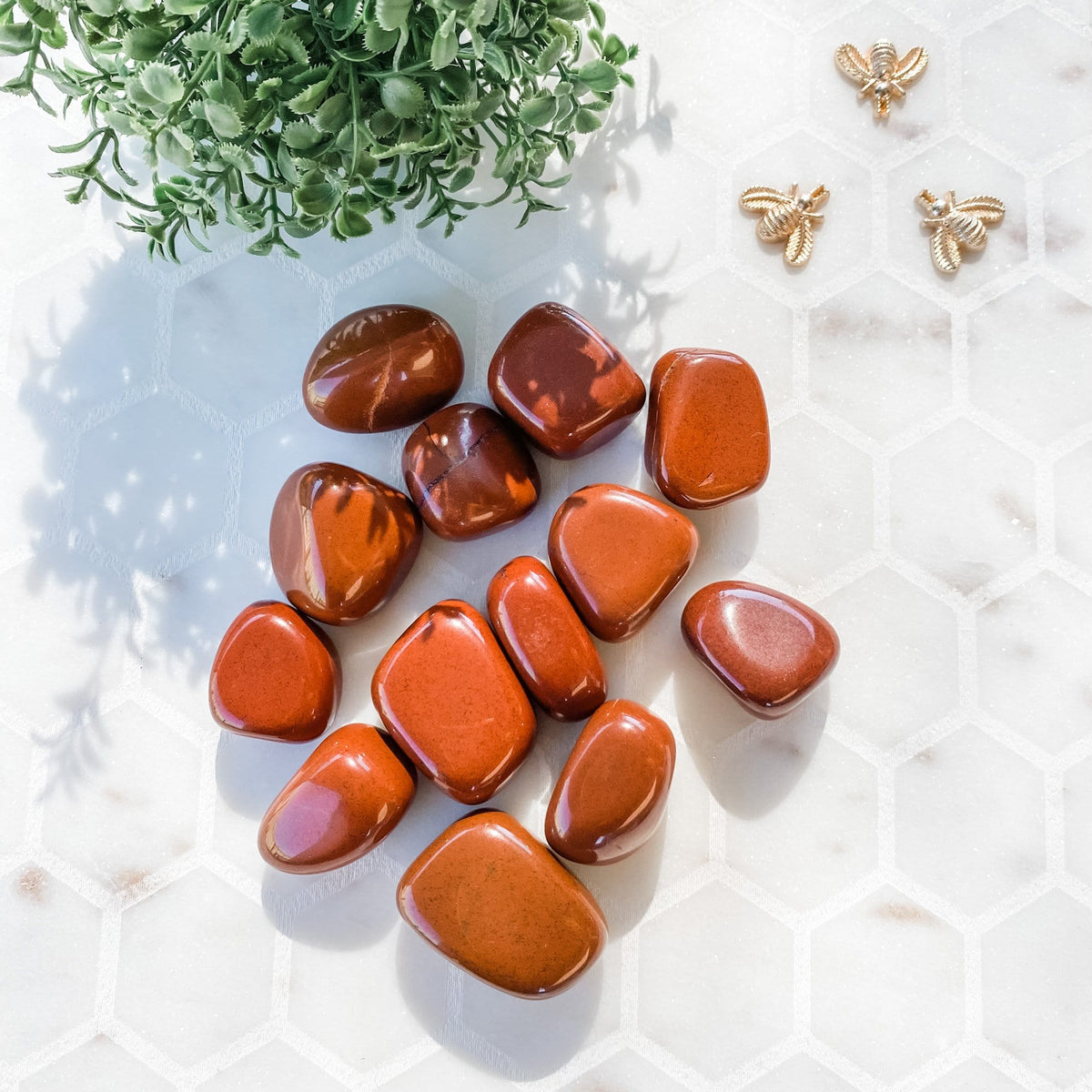 red jasper crystal tumbled stone australia