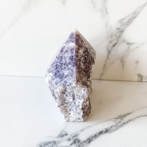 lepidolite crystal raw base polished point stone gemrox australia
