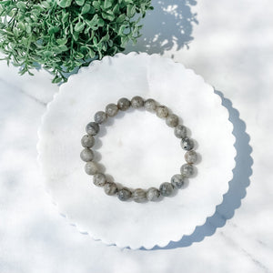 labradorite crystal beaded stone 8mm stretch healing chakra bracelet australia gemrox
