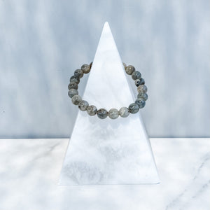 labradorite crystal beaded stone 8mm stretch healing chakra bracelet australia gemrox
