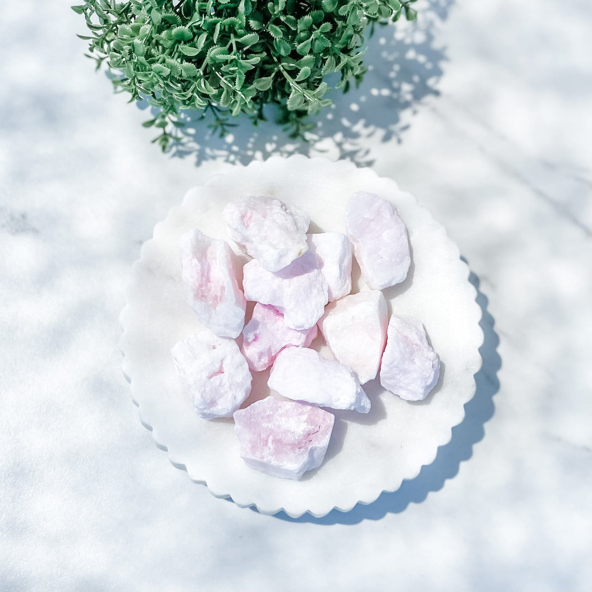 pink aragonite crystal raw rough stone gemrox australia