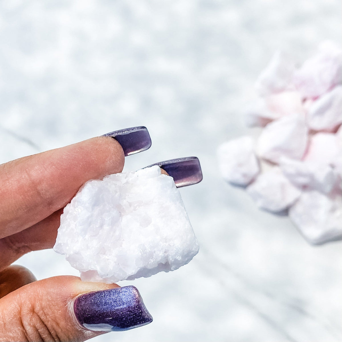 pink aragonite crystal raw rough stone gemrox australia