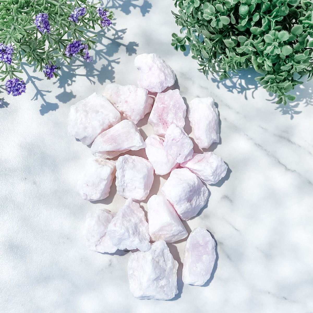 pink aragonite crystal raw rough stone gemrox australia