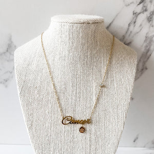 s961 Scorpio Stainless Steel Zodiac Sign Gold Necklace Gemrox Australia 