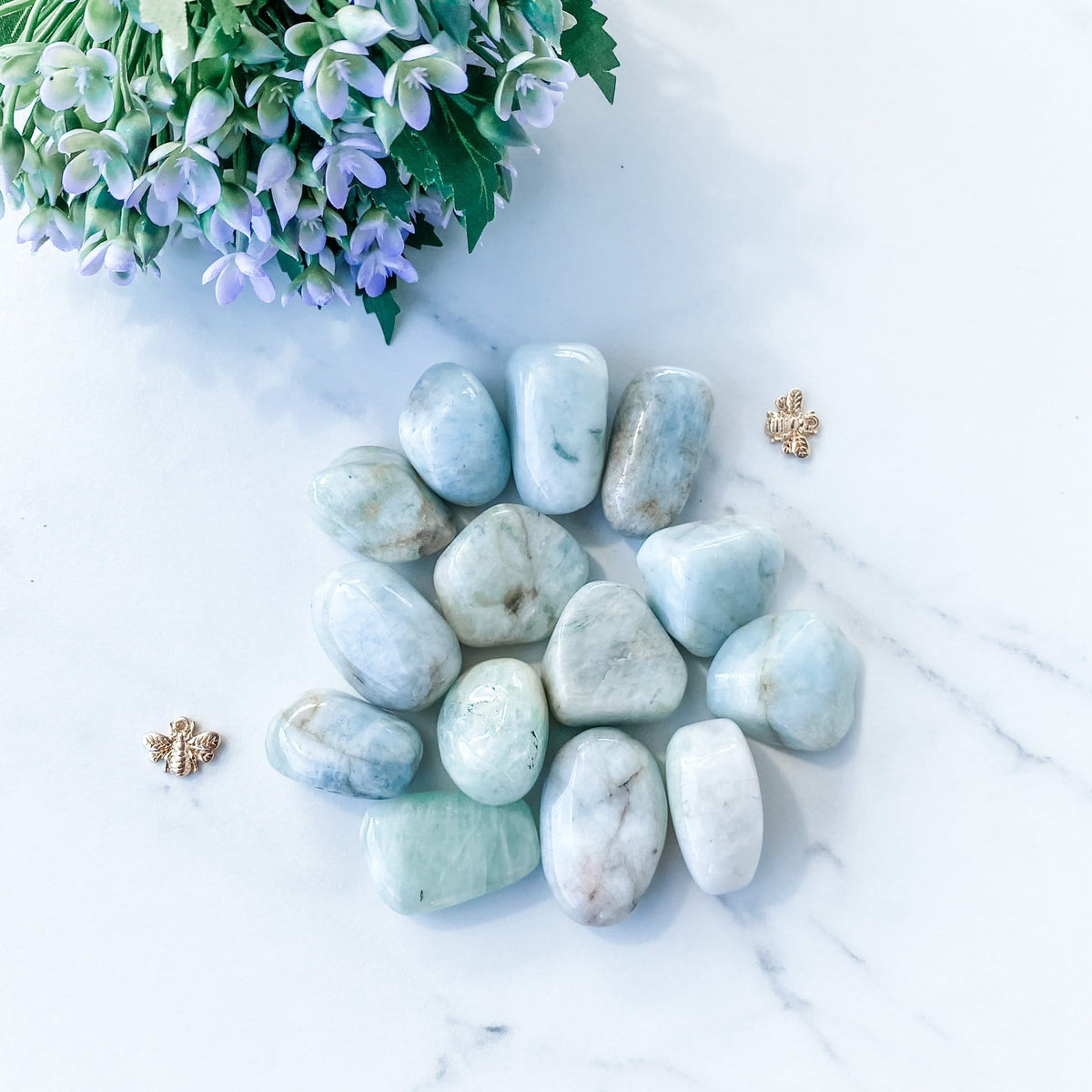 aquamarine crystal tumbled stone stones australia gemrox