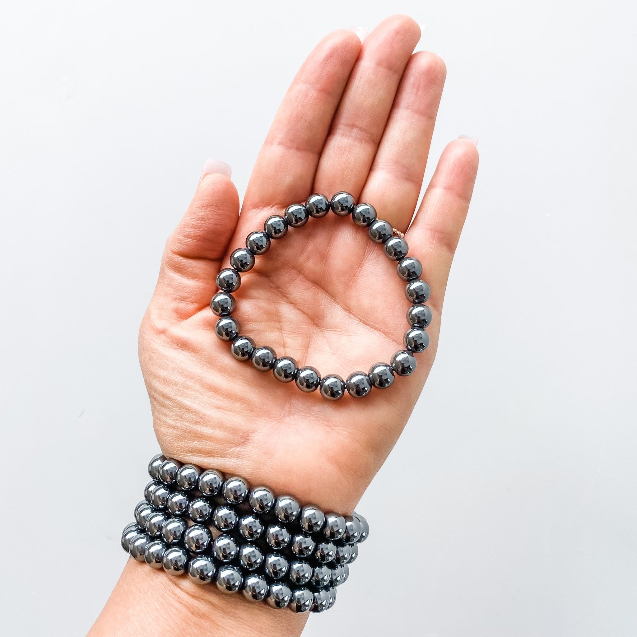 Hematite crystal best sale bracelet