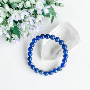 sodalite crystal beaded stretch stone healing blue bracelet australia gemrox