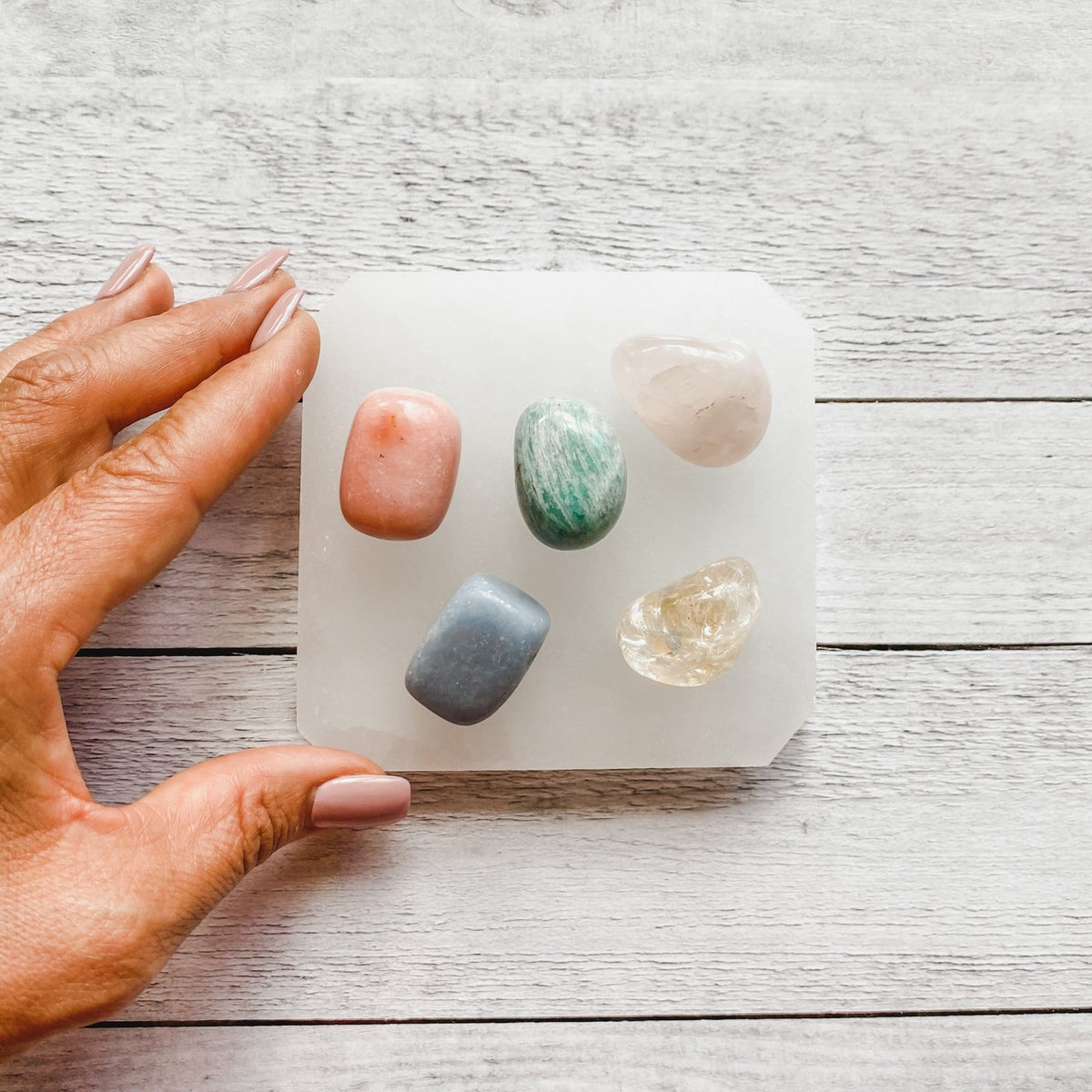 Selenite Crystal Cleansing/Charging Plate Square