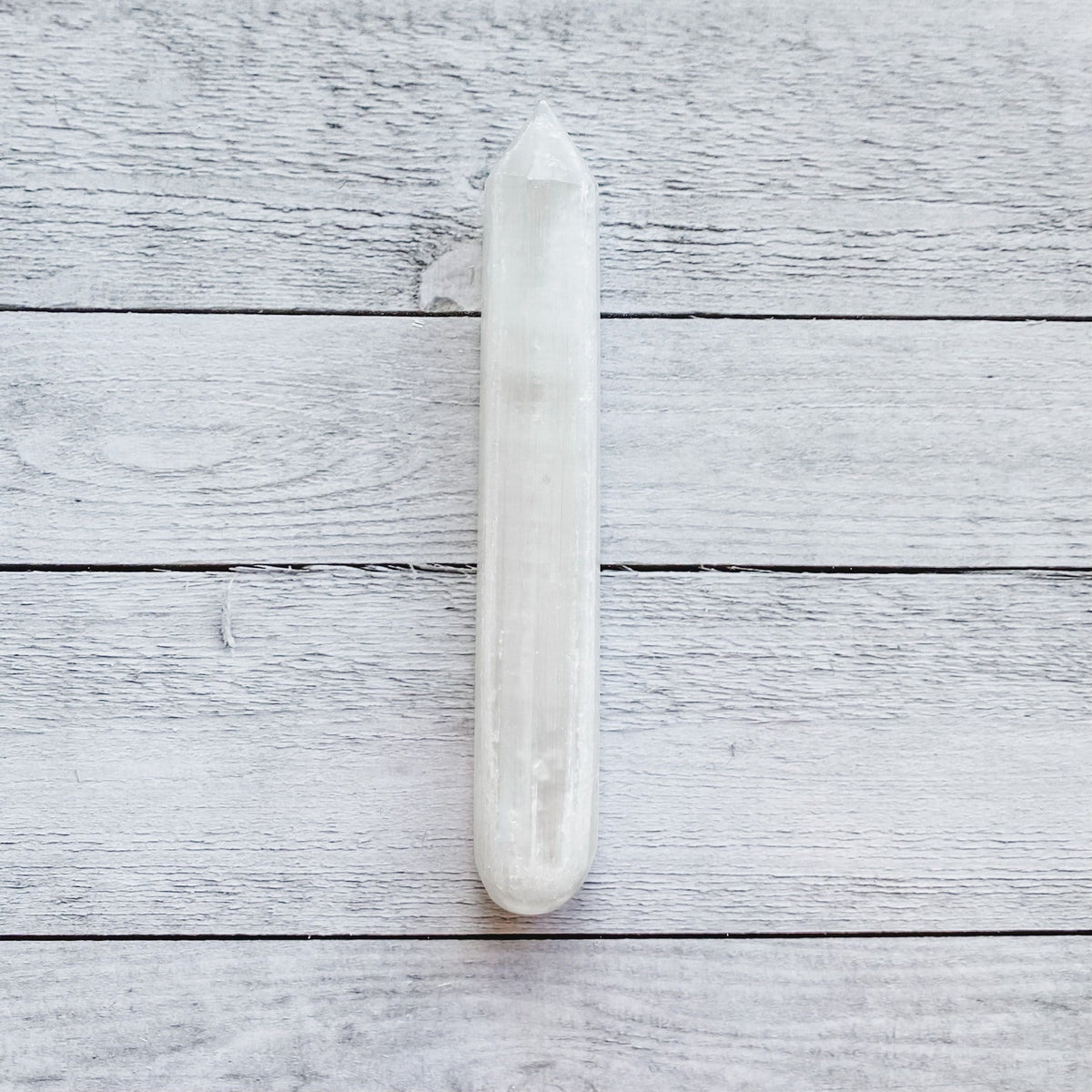 Selenite Crystal charging Wand 15cm australia