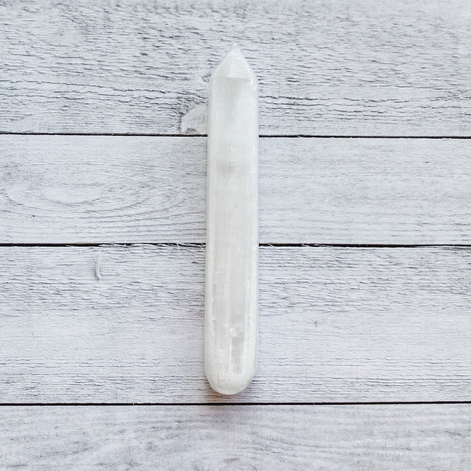 Selenite Crystal charging Wand 15cm australia